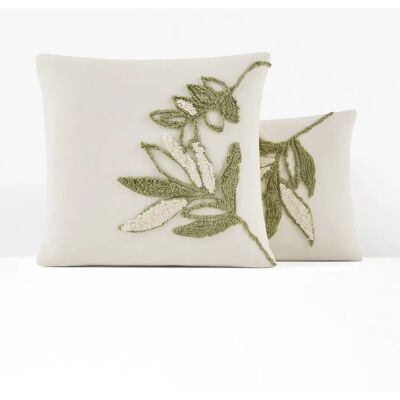 LA REDOUTE INTERIEURS Funda de Almohada Algodón Piana - Motivos de hojas - 50x70cm LA REDOUTE INTERIEURS Funda de Almohada Algodón Piana - Motivos de hojas - 50x70cm