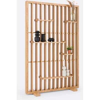 LA REDOUTE INTERIEURS Estantería de separación de roble, Mineva - Estantería de separación LA REDOUTE INTERIEURS Estantería de separación de roble, Mineva - Estantería de separación