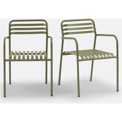 LA REDOUTE INTERIEURS MANNI Verde - Sillón de jardín LA REDOUTE INTERIEURS MANNI Verde - Sillón de jardín