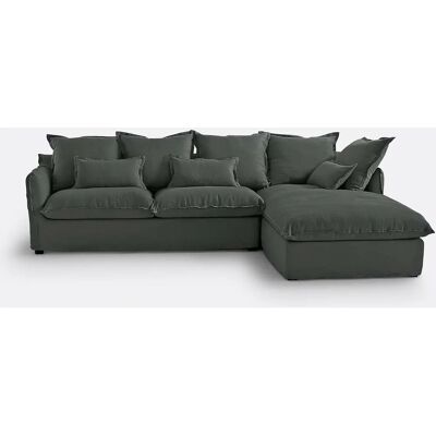LA REDOUTE INTERIEURS Odna Sofá Cama Esquinero Gris - Sofa Bed LA REDOUTE INTERIEURS Odna Sofá Cama Esquinero Gris - Sofa Bed