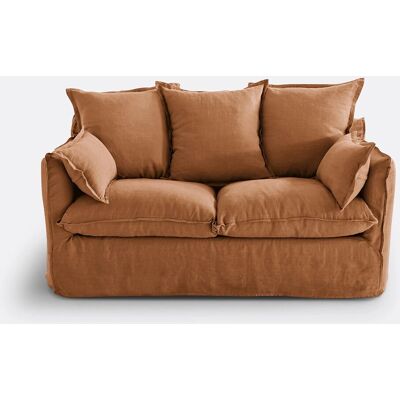 LA REDOUTE INTERIEURS - Odna - marrón - lino - Sofa LA REDOUTE INTERIEURS - Odna - marrón - lino - Sofa