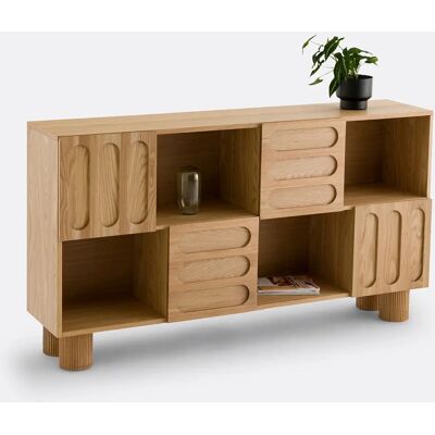 La Redoute Intérieurs Bibliothèque en chêne Cannelo - Meuble de rangement La Redoute Intérieurs Bibliothèque en chêne Cannelo - Meuble de rangement