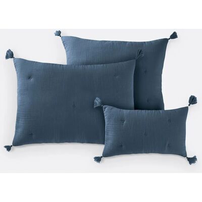 La Redoute Interiors - KUMLA - Blu - 50 x 70 cm - Federa cuscino La Redoute Interiors - KUMLA - Blu - 50 x 70 cm - Federa cuscino