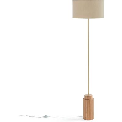 La Redoute Interieurs Lampe de Sol Idna - 155cm, Beige, Chêne, Lin La Redoute Interieurs Lampe de Sol Idna - 155cm, Beige, Chêne, Lin