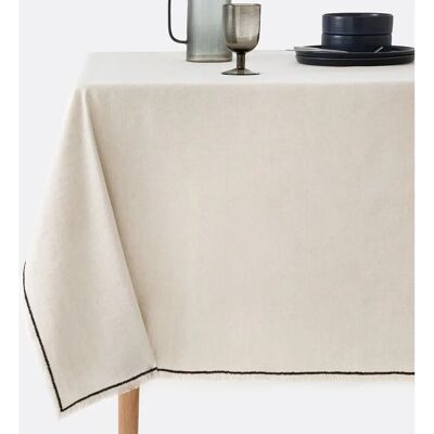 La Redoute Intérieurs Menorca - Beige - 150 x 150 cm - Tablecloth La Redoute Intérieurs Menorca - Beige - 150 x 150 cm - Tablecloth
