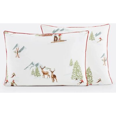 LA REDOUTE INTERIEURS - St Moritz - Percal - Pillowcase LA REDOUTE INTERIEURS - St Moritz - Percal - Pillowcase