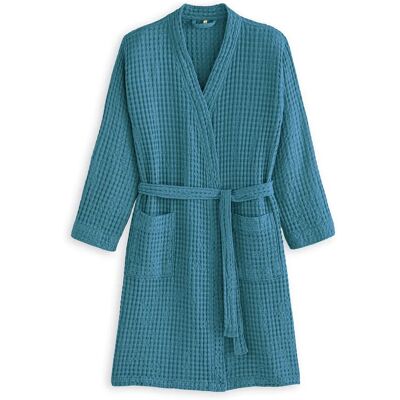 LA REDOUTE INTERIEURS Kimono bata - Ligero, Absorbente, Algodón LA REDOUTE INTERIEURS Kimono bata - Ligero, Absorbente, Algodón
