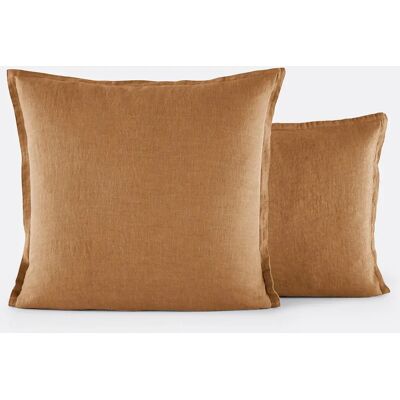 LA REDOUTE INTERIEURS Linot - Marrón - 63x63 cm - Funda de almohada LA REDOUTE INTERIEURS Linot - Marrón - 63x63 cm - Funda de almohada