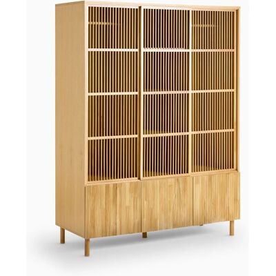 La Redoute Interieurs Armario de roble 6 puertas beige La Redoute Interieurs Armario de roble 6 puertas beige