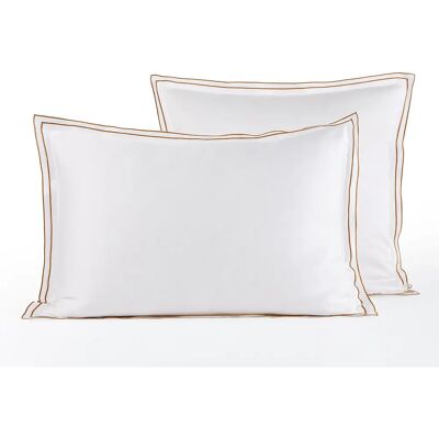 Am.pm Tucci Taie d'oreiller Satin Coton Biologique - Housse de Coussin Am.pm Tucci Taie d'oreiller Satin Coton Biologique - Housse de Coussin