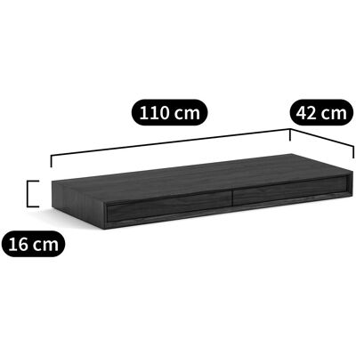 Σύστημα Ράφιας Modulare Am.pm - 110cm - Καρυδιά - Σύστημα Μοντέρ Σύστημα Ράφιας Modulare Am.pm - 110cm - Καρυδιά - Σύστημα Μοντέρ