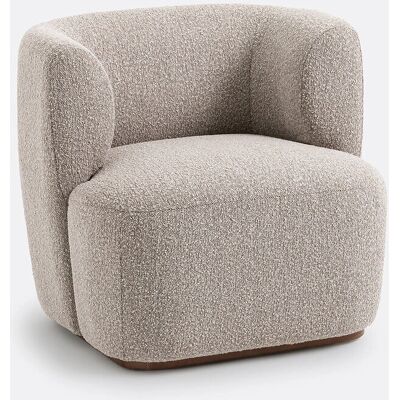 Poltrona Nidou di La Redoute Intérieurs - Bouclé, Grigio Poltrona Nidou di La Redoute Intérieurs - Bouclé, Grigio