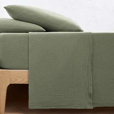 La Redoute Interieurs Biancheria da letto - Mussolina di cotone, 240x290cm, Grigio La Redoute Interieurs Biancheria da letto - Mussolina di cotone, 240x290cm, Grigio