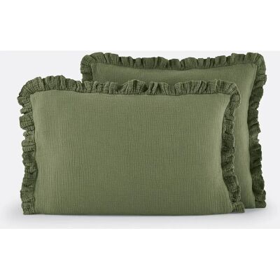LA REDOUTE INTERIEURS Federa Kumla in garza di cotone - 63x63cm LA REDOUTE INTERIEURS Federa Kumla in garza di cotone - 63x63cm