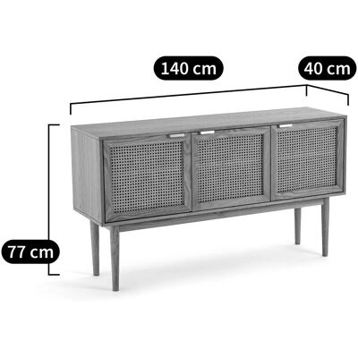 So'home Loris Aparador Beige - Aparador So'home Loris Aparador Beige - Aparador