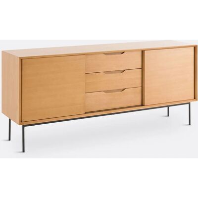 LA REDOUTE INTERIEURS Noyeto Mobile impiallacciato legno di quercia - Sideboard LA REDOUTE INTERIEURS Noyeto Mobile impiallacciato legno di quercia - Sideboard