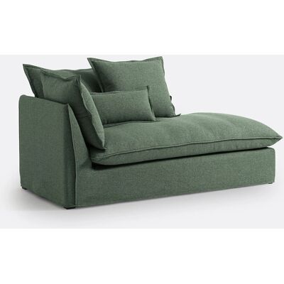 La Redoute Interieurs Odna Verde Funda desenfundable Sillón largo La Redoute Interieurs Odna Verde Funda desenfundable Sillón largo