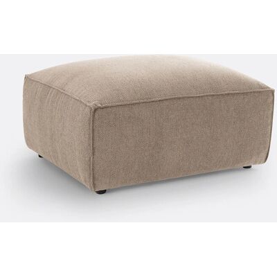 LA REDOUTE INTERIEURS Puf modular, tela con textura, Seven - Puf LA REDOUTE INTERIEURS Puf modular, tela con textura, Seven - Puf