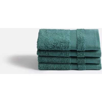 La Redoute Interiors Βαμβακερά πετσέτες για καλεσμένους - 40x40cm - Πράσινο La Redoute Interiors Βαμβακερά πετσέτες για καλεσμένους - 40x40cm - Πράσινο