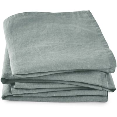 Servilletas de lino Victorine de La Redoute Interieurs - 45x45cm - Azul Servilletas de lino Victorine de La Redoute Interieurs - 45x45cm - Azul