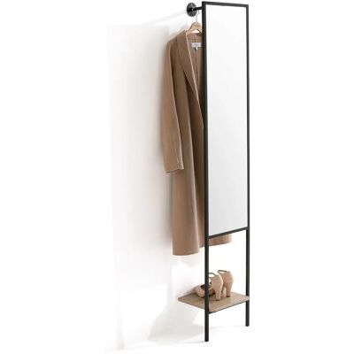 So'home Porte-manteau mural avec miroir Horta - Fixation Murale So'home Porte-manteau mural avec miroir Horta - Fixation Murale