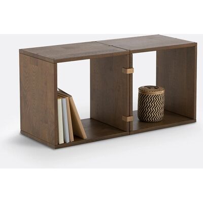 La Redoute Intérieurs Módulos de Almacenamiento en Roble Macizo Edgar - Pack de 2 La Redoute Intérieurs Módulos de Almacenamiento en Roble Macizo Edgar - Pack de 2