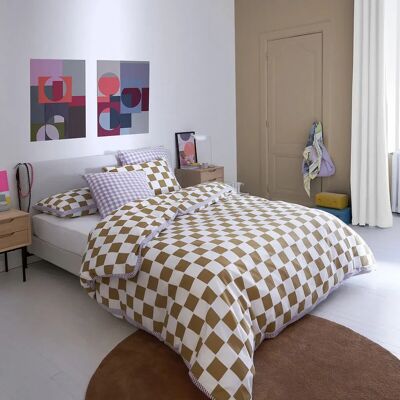 La Redoute Interieurs Veldi Violeta Funda de Almohada de Algodón - Estampado Vichy La Redoute Interieurs Veldi Violeta Funda de Almohada de Algodón - Estampado Vichy