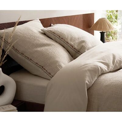 LA REDOUTE INTERIEURS Couverture réversible en lin/coton Thesari - Housse de duvet LA REDOUTE INTERIEURS Couverture réversible en lin/coton Thesari - Housse de duvet