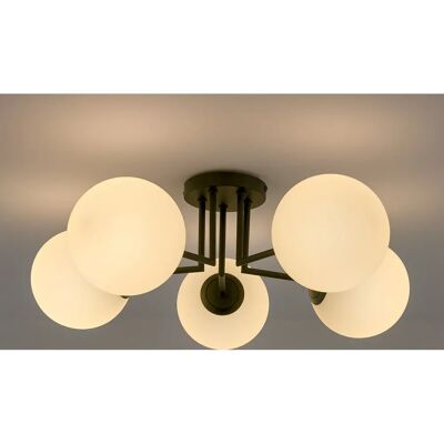 Luce da Soffitto Atea di La Redoute Interieurs - Design Moderno Nero Luce da Soffitto Atea di La Redoute Interieurs - Design Moderno Nero
