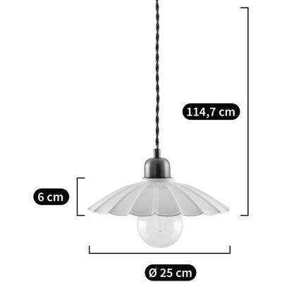 LA REDOUTE INTERIEURS Suspension - Festonia - Métal Beige LA REDOUTE INTERIEURS Suspension - Festonia - Métal Beige