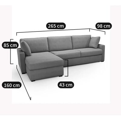 LA REDOUTE INTERIEURS Sofá Esquinero Reversible - Alta Comodidad LA REDOUTE INTERIEURS Sofá Esquinero Reversible - Alta Comodidad