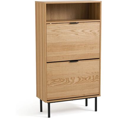 Zapatero Redoute Interieurs Jarta - 2 Puertas, Marrón Zapatero Redoute Interieurs Jarta - 2 Puertas, Marrón