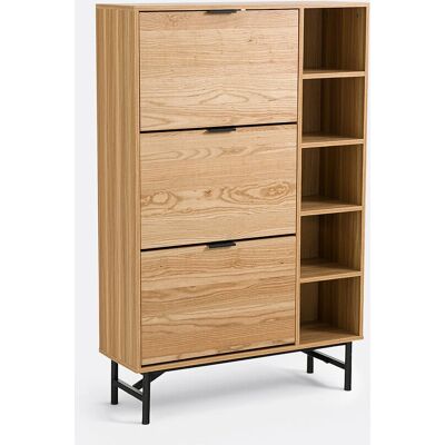 LA REDOUTE INTERIEURS Zapatero Jarta - 3 Puertas, Marrón LA REDOUTE INTERIEURS Zapatero Jarta - 3 Puertas, Marrón