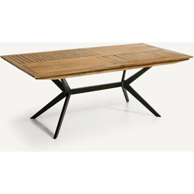 Am.pm Mesa de jardín Jakta de acacia - Muebles de exteriores resistentes Am.pm Mesa de jardín Jakta de acacia - Muebles de exteriores resistentes