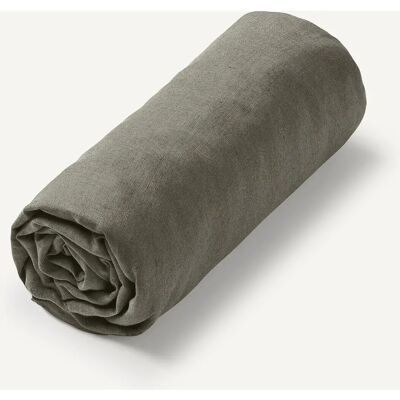AM.PM - Elina - Khaki - 140 x 190 cm - Fitted sheet AM.PM - Elina - Khaki - 140 x 190 cm - Fitted sheet