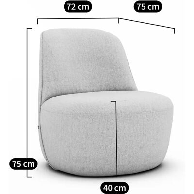 AM.PM Sillón giratorio Rosebury - Muebles AM.PM Sillón giratorio Rosebury - Muebles