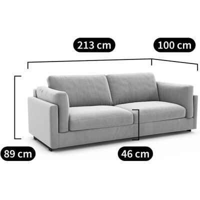 AM.PM César Πράσινος Καναπές-Κρεβάτι με Βελούδο - Sofa bed AM.PM César Πράσινος Καναπές-Κρεβάτι με Βελούδο - Sofa bed