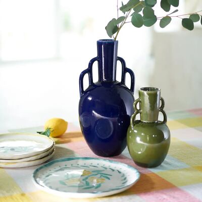 La Redoute Interieurs Jarrón Azul Arielle - Decoración La Redoute Interieurs Jarrón Azul Arielle - Decoración
