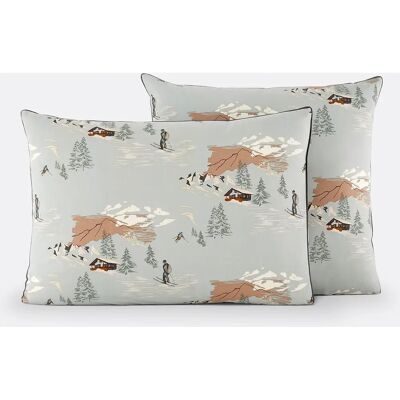 LA REDOUTE INTERIEURS Funda de almohada de percal de algodón Orvaz - Fundas de cama LA REDOUTE INTERIEURS Funda de almohada de percal de algodón Orvaz - Fundas de cama