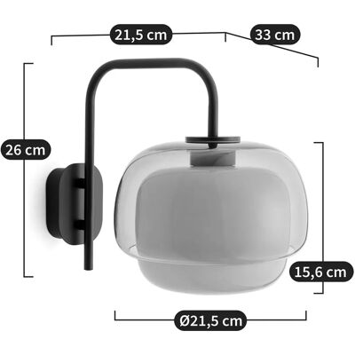 La Redoute Intérieurs Kinoko Πορτοκαλί Φωτιστικό Τοίχου - Wall Light La Redoute Intérieurs Kinoko Πορτοκαλί Φωτιστικό Τοίχου - Wall Light