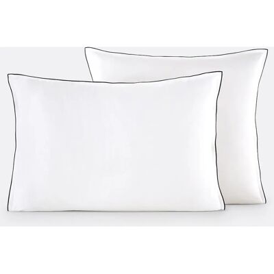LA REDOUTE INTERIEURS Housse de Coussin Victor Satin de Coton - Linge de Lit LA REDOUTE INTERIEURS Housse de Coussin Victor Satin de Coton - Linge de Lit