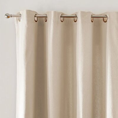 Cortina de algodón Panama de Redoute Interieurs - Beige Cortina de algodón Panama de Redoute Interieurs - Beige