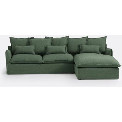 LA REDOUTE INTERIEURS Funda de terciopelo para sofá esquina derecha - Odna - Funda para sofá LA REDOUTE INTERIEURS Funda de terciopelo para sofá esquina derecha - Odna - Funda para sofá