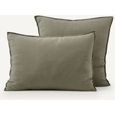 AM.PM Elina - 65x65 cm - Khaki - Federa cuscino AM.PM Elina - 65x65 cm - Khaki - Federa cuscino