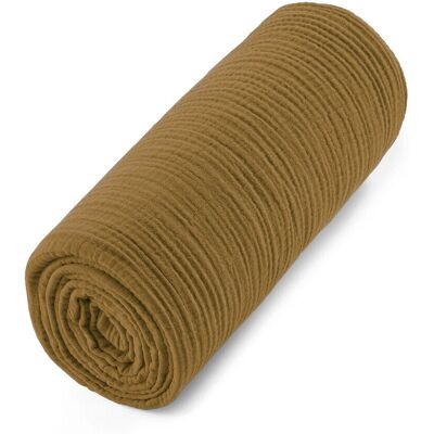 AM.PM - Yafa - Bronzo - garza di cotone biologico - Fitted sheet AM.PM - Yafa - Bronzo - garza di cotone biologico - Fitted sheet