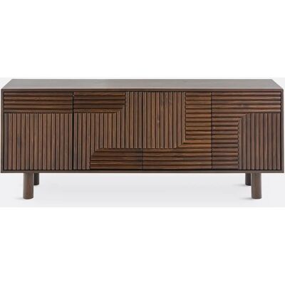 La Redoute Interiors Sevan Credenza - Pino Massiccio, 4 Ante La Redoute Interiors Sevan Credenza - Pino Massiccio, 4 Ante