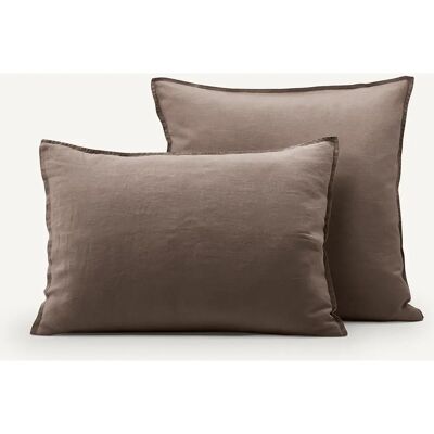 AM.PM Elina - Gewürzschokolade - 50x70 cm - funda de almohada de lino AM.PM Elina - Gewürzschokolade - 50x70 cm - funda de almohada de lino