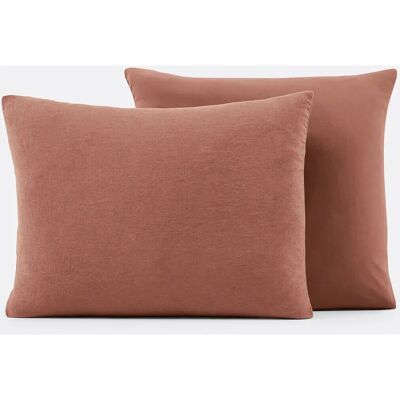 LA REDOUTE INTERIEURS Fundas de Almohada Reversibles de Lino y Algodón - Ropa de Cama LA REDOUTE INTERIEURS Fundas de Almohada Reversibles de Lino y Algodón - Ropa de Cama