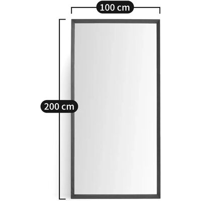 Specchio XXL Noce Massello Andromède - Montaggio a Parete Specchio XXL Noce Massello Andromède - Montaggio a Parete