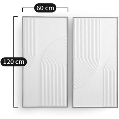 Am.pm Modelo Arte de Pared Texturizado - Pack de 2 Am.pm Modelo Arte de Pared Texturizado - Pack de 2